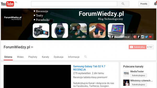 ForumWiedzy.pl na YouTube Subskrybuj nasz Kanał