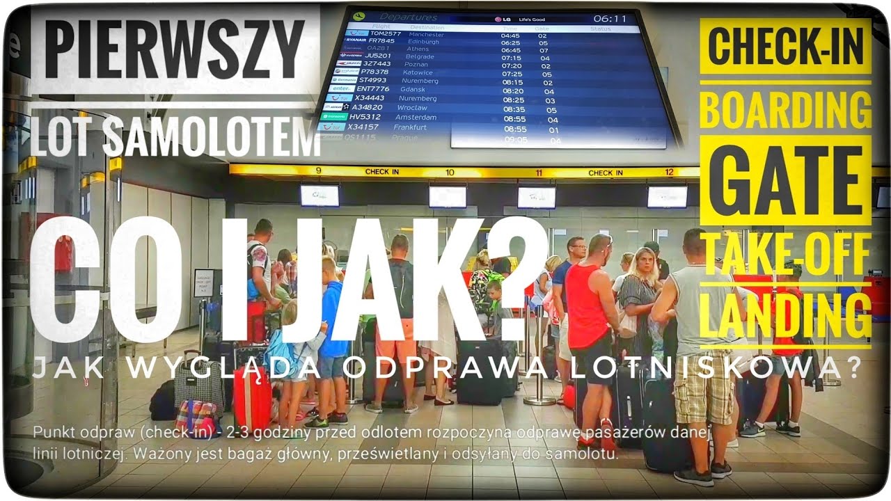 Jak Wygl Da Odprawa Lotniskowa Pierwszy Lot Samolotem Forumwiedzy