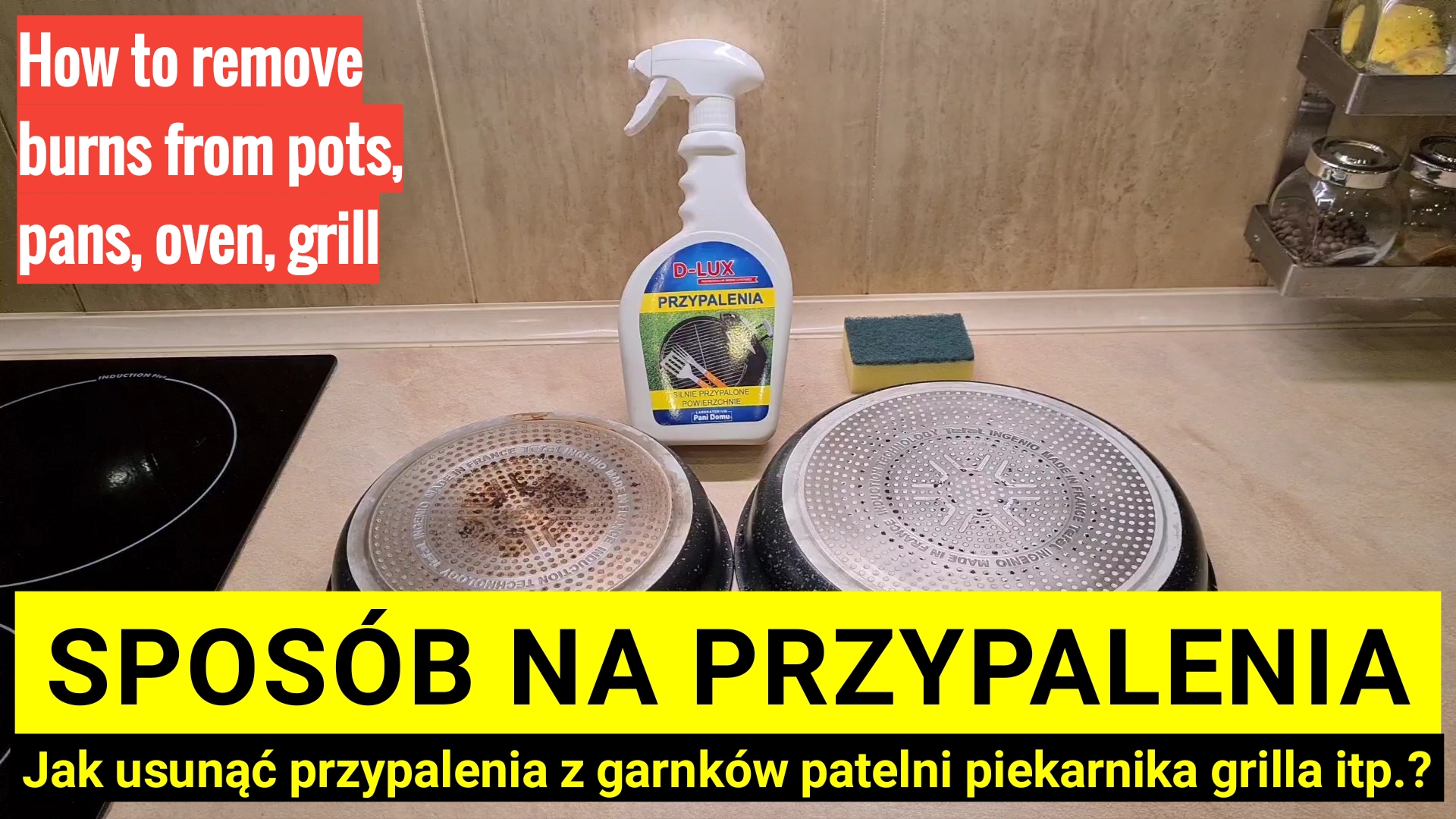 Jak wyczyścić przypalony garnek patelnię piekarnik grill kominek