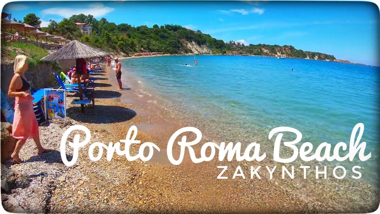 PORTO ROMA Beach Zakynthos 2019 | GoPro HERO 7 Black 4K ...