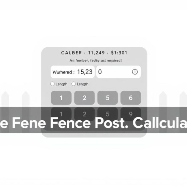 ile słupków na ogrodzenie kalkulator