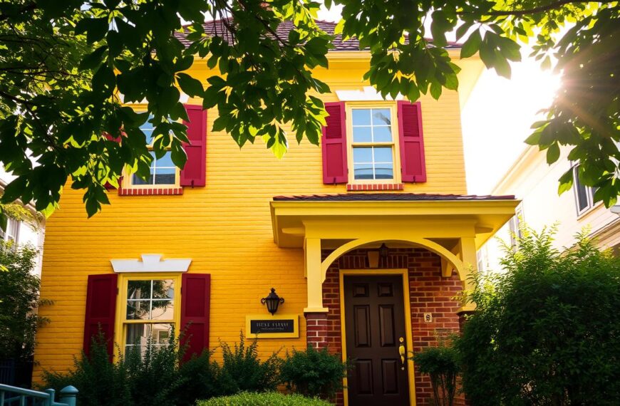 jakie kolory pasuja do zoltej elewacji