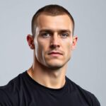 Denis Labryga podczas konferencji prasowej przed galą FAME MMA
