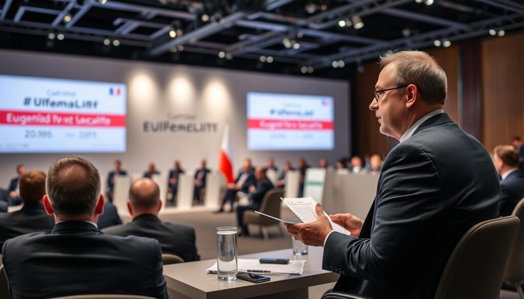 Eugeniusz Mleczak podczas konferencji o bezpieczeństwie - element jego życiorysu związany z wpływem na branżę Eugeniusz Mleczak podczas konferencji o bezpieczeństwie - element jego życiorysu związany z wpływem na branżę