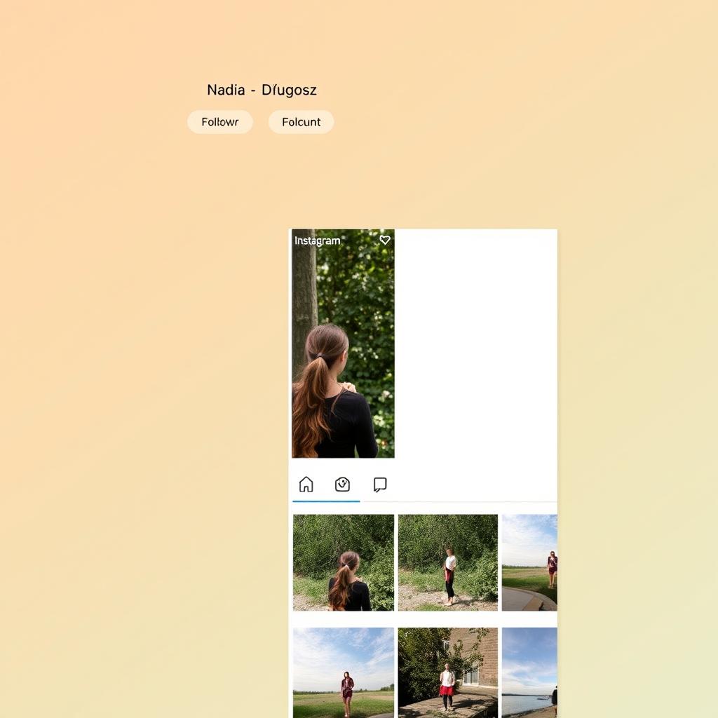 Nadia Długosz na Instagramie Nadia Długosz na Instagramie