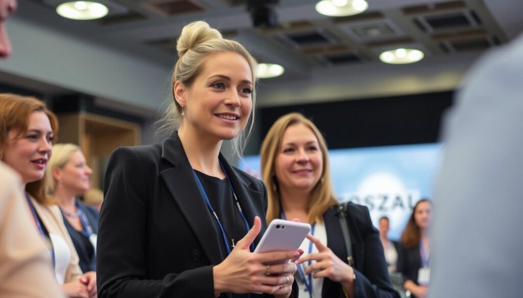 Nadia Długosz podczas wydarzenia w 2024 roku Nadia Długosz podczas wydarzenia w 2024 roku