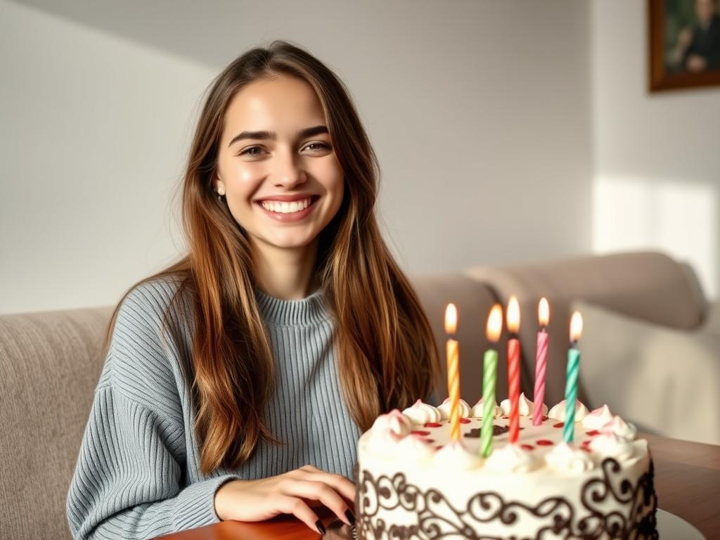 Nadia Długosz świętująca urodziny Nadia Długosz świętująca urodziny