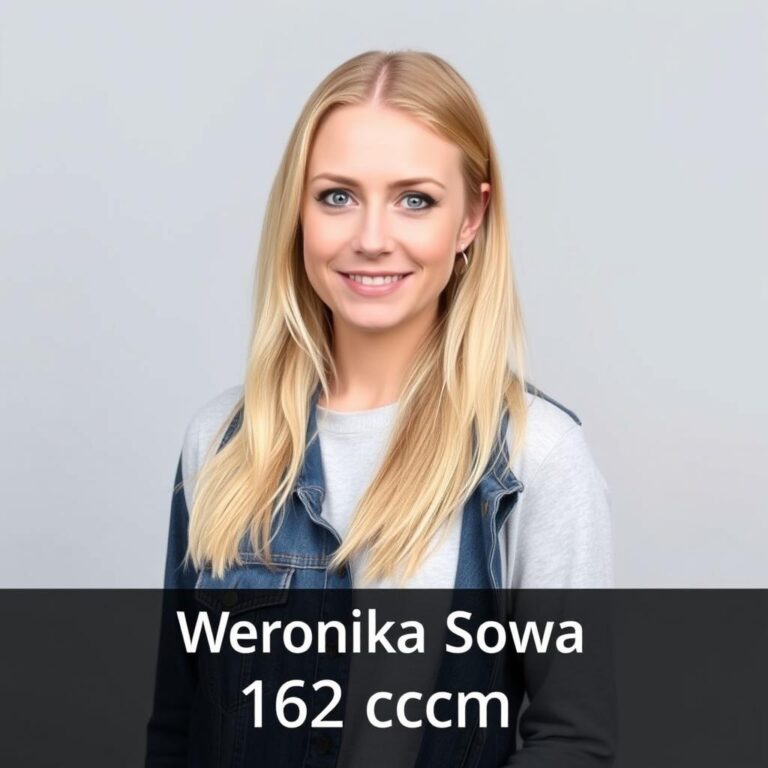 Wersow wzrost - Weronika Sowa w pełnej postaci, pokazująca jej rzeczywisty wzrost