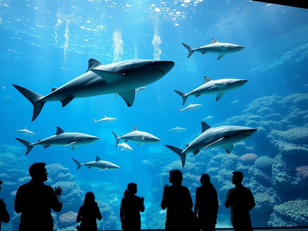 Wizualizacja zbiornika z rekinami w Oceanarium Nautilus Gdańsk Wizualizacja zbiornika z rekinami w Oceanarium Nautilus Gdańsk