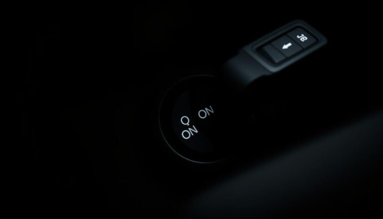 pozycja kluczyka w stacyjce