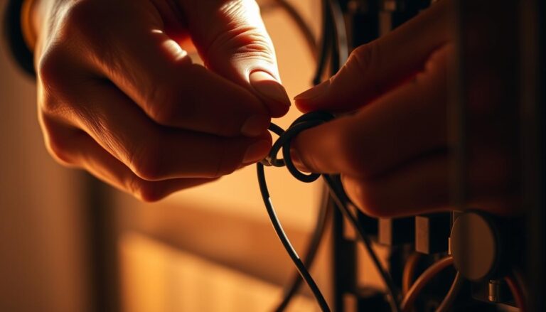 skręcanie kabli elektrycznych