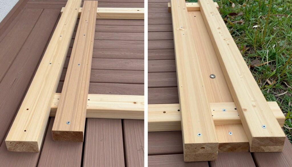 Błędy w doborze grubości legarów pod taras