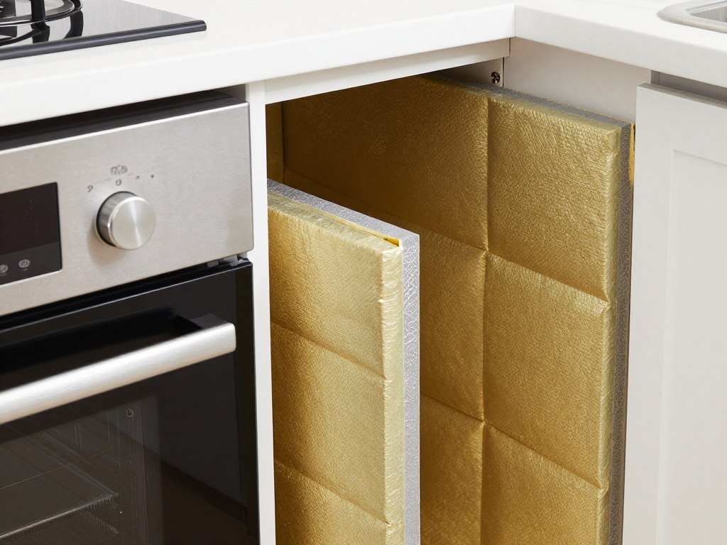 Materiały izolacyjne używane do odizolowania piekarnika od szafek kuchennych
