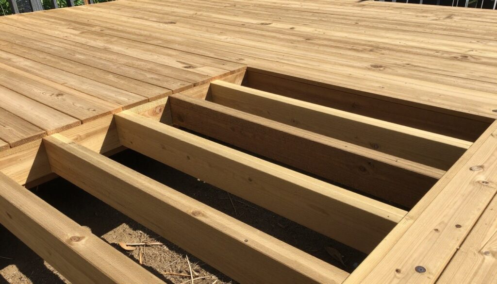 Optymalnie dobrana grubość legarów pod taras drewniany