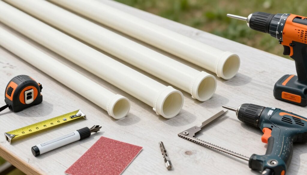 Proces przygotowania rur PCV do projektów ogrodowych