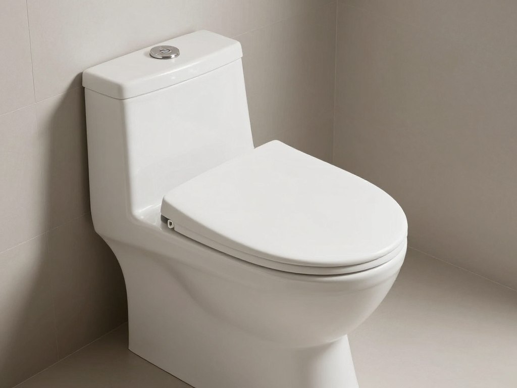 Bidet stojący obok toalety w nowoczesnej łazience