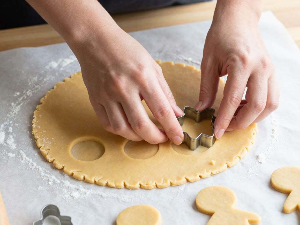 Formowanie ciasteczek amoniaczki według przepisu Siostry Anastazji