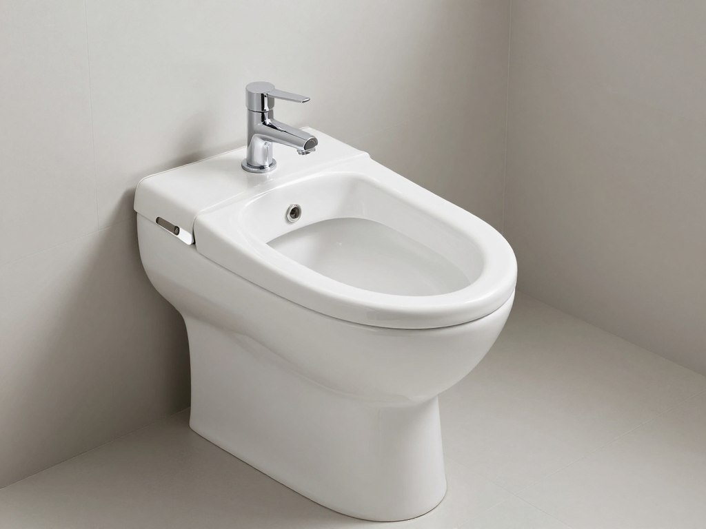 Klasyczny bidet stojący z baterią