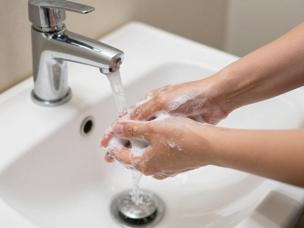Prawidłowe mycie rąk po korzystaniu z bidetu