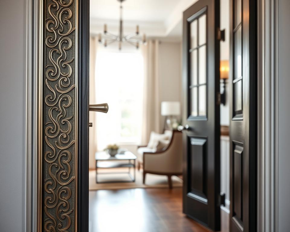 nakładki na futryny metalowe