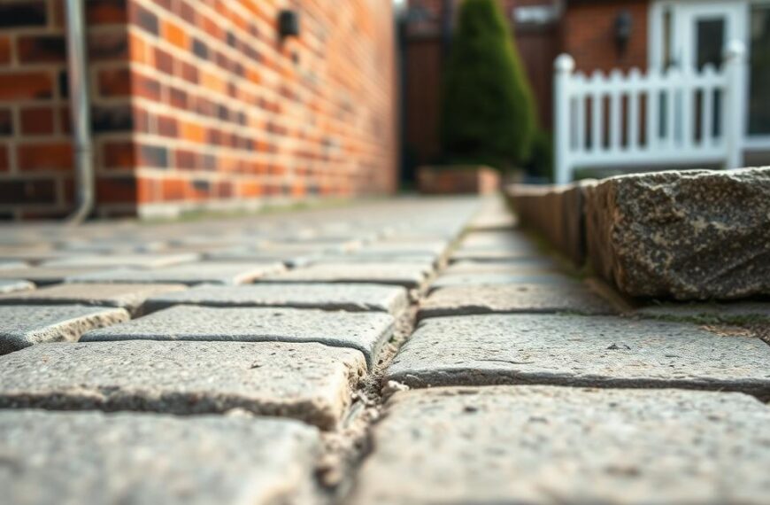 dylatacja kostki brukowej od ściany