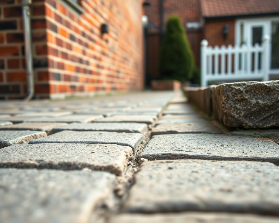 dylatacja kostki brukowej od ściany