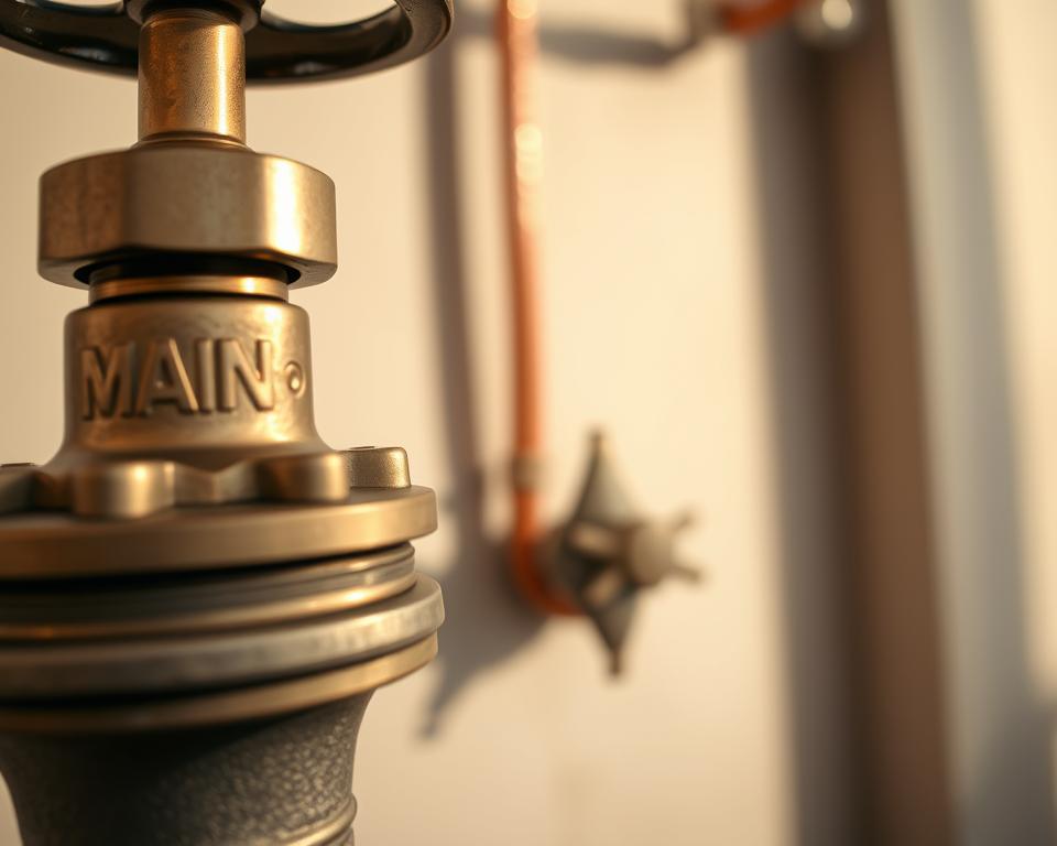 główny zawór wody w domu jednorodzinnym