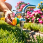 jak podłączyć wąż ogrodowy do kranu