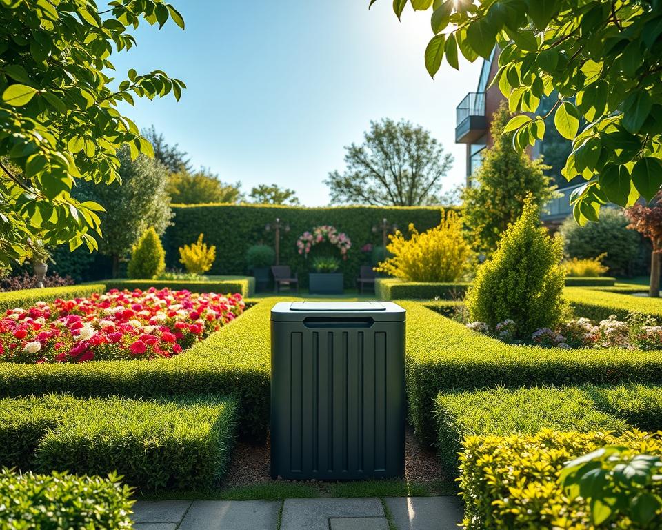 miejsce na kosz na śmieci