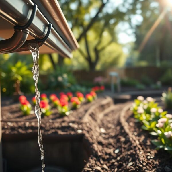 na jakiej głębokości odprowadzenie wody z rynien