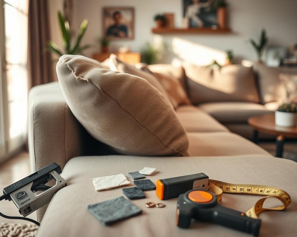 naprawa narożnika do spania