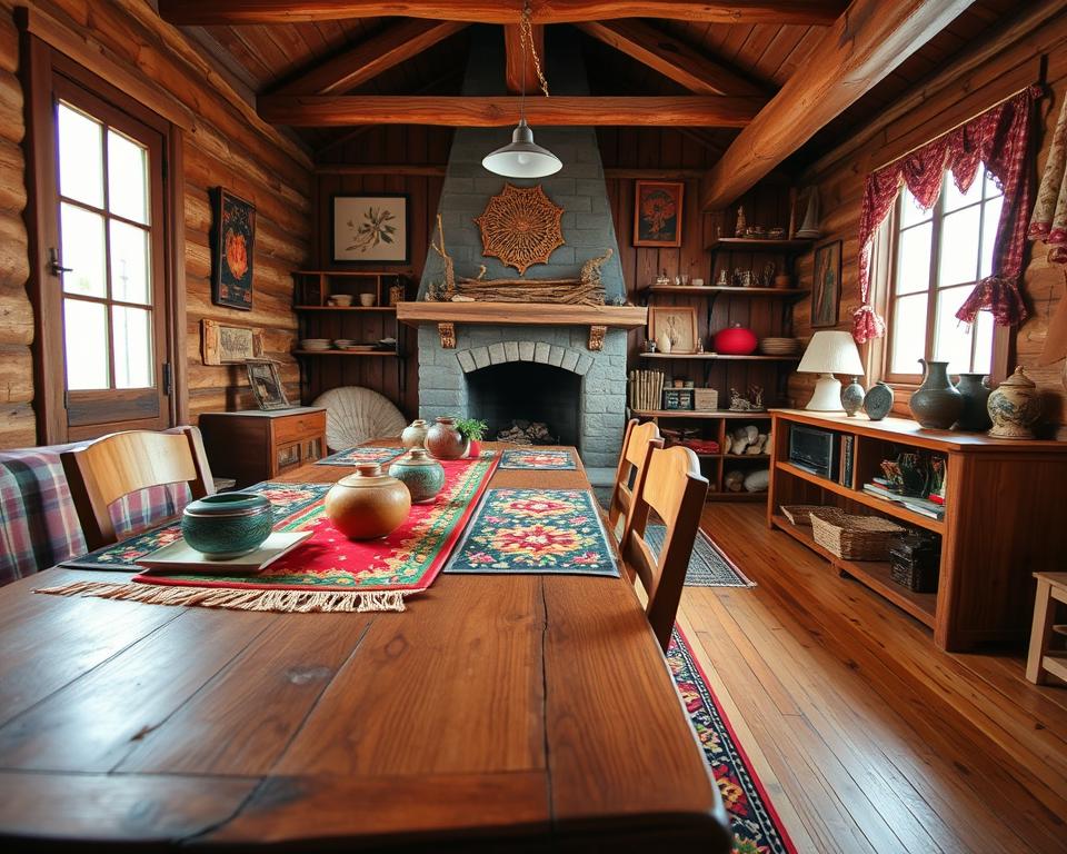 styl folkowy wnętrza