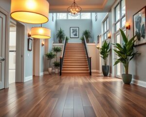 przedpokój ze schodami aranżacje