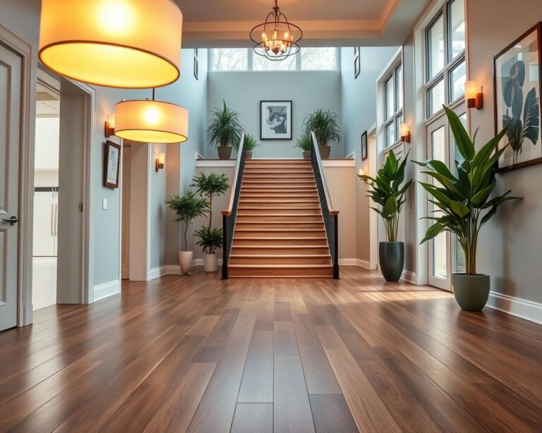 przedpokój ze schodami aranżacje