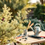 tamaryszek po przekwitnięciu