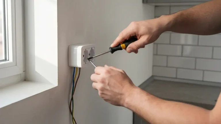 Wymiana gniazdka elektrycznego krok po kroku - demontaz i podlaczenie przewodow